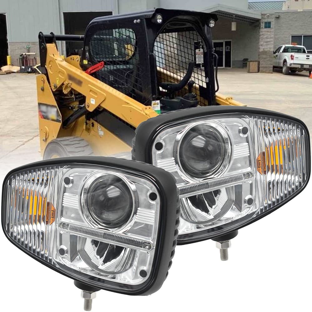 LED Headlight For Caterpillar Skid Steer Loader(s): 236D, 242D, 246C, 246D