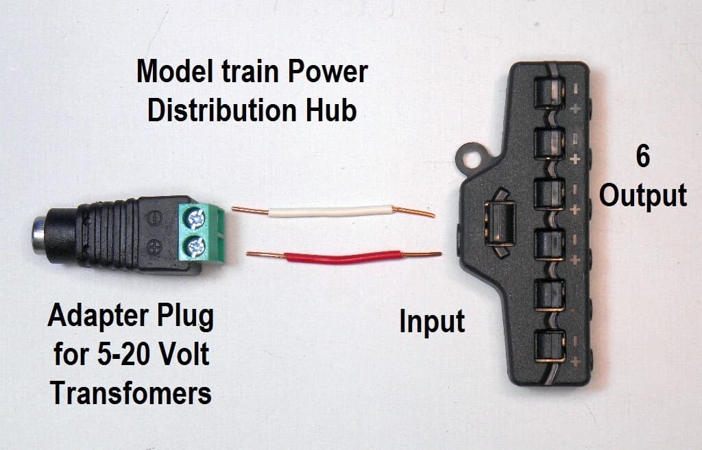 Power Distribution Hub for Model Trains