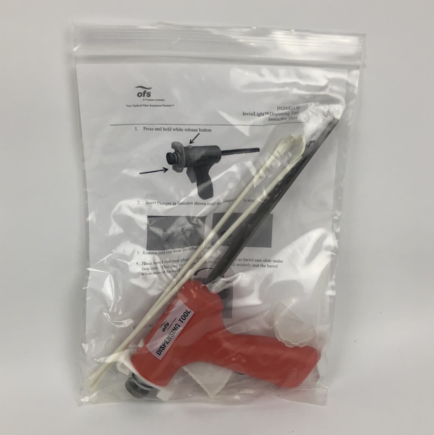 1 OFS InvisiLight Dispensing Tool D12AK0152 Optical Fiber Solutions NEW IN BAG 2