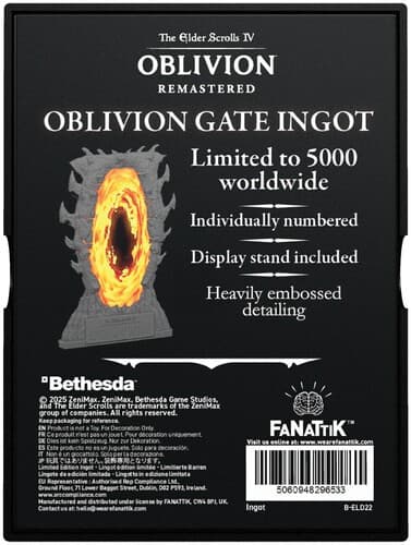 The Elder Scrolls IV: Oblivion - Limited Edition Ingot - Oblivion Gate [New Toy] 4