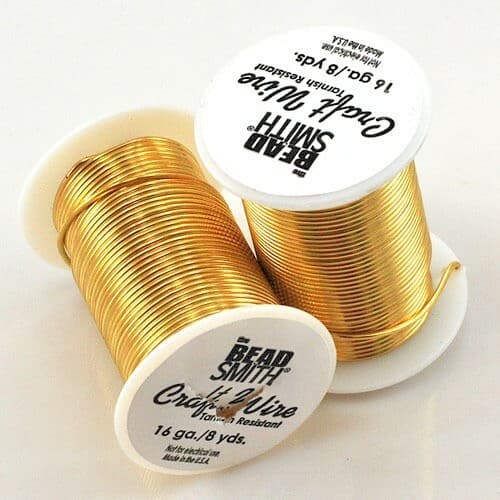 LACQUERED tarnish Resistant Craft Wire Beadsmith 3 Colors 7 Gauges Free Shipping 2