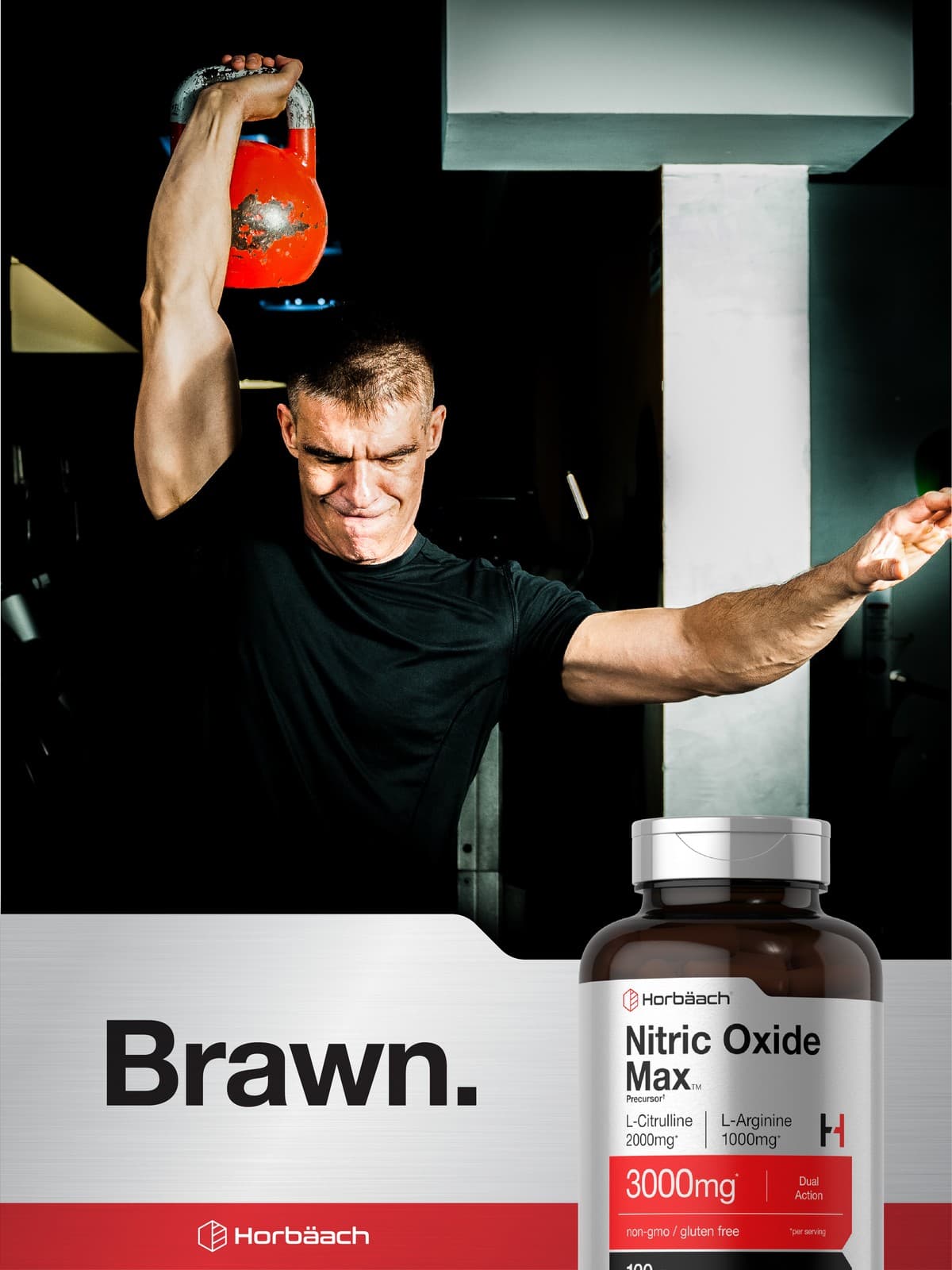 Nitric Oxide Capsules 3000mg 120 Count | L Arginine & L Citrulline | by Horbaach 6