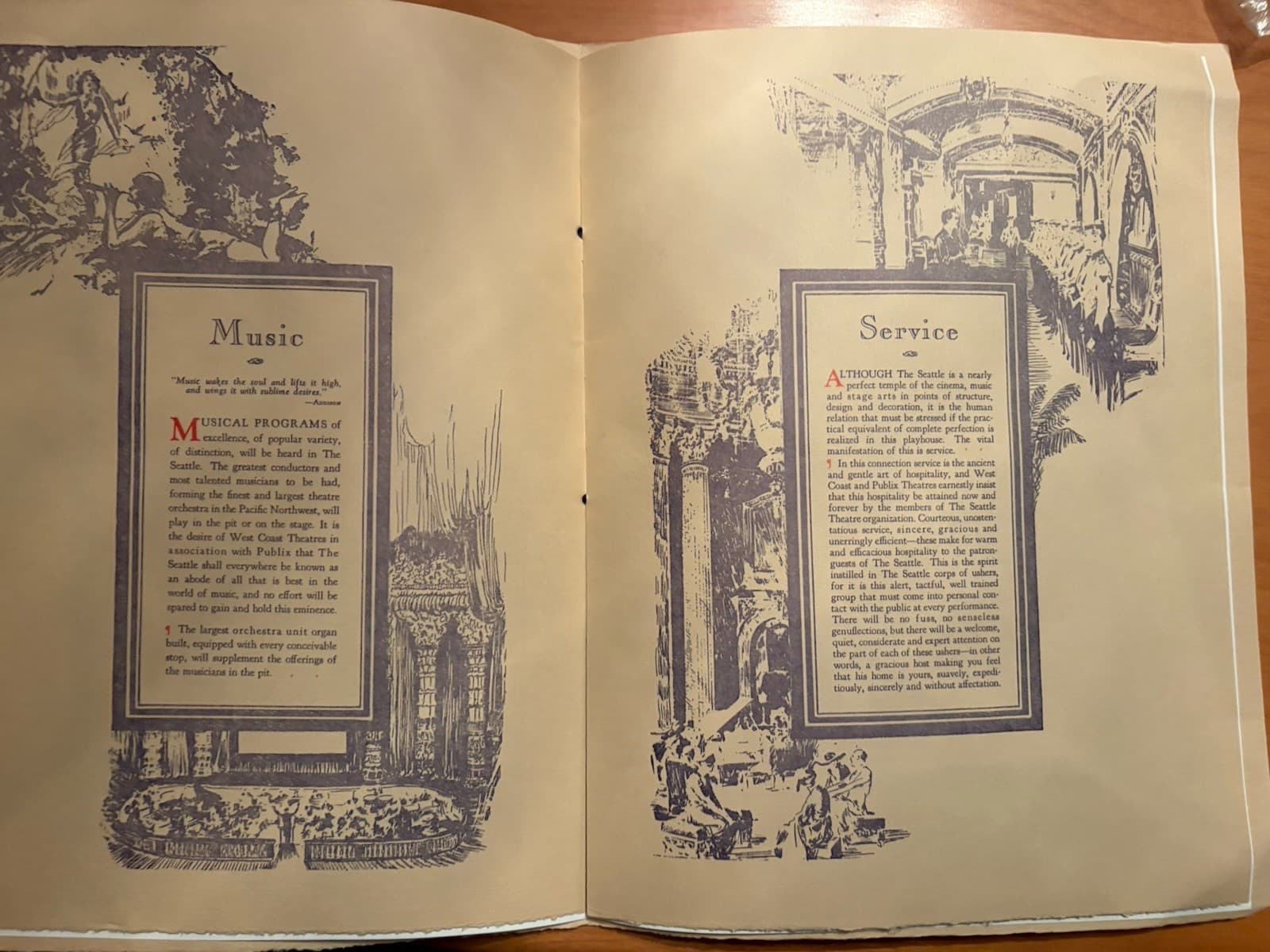 The Seattle (Paramount) Theatre 1928 Reproduction of Original Theatre Program 4