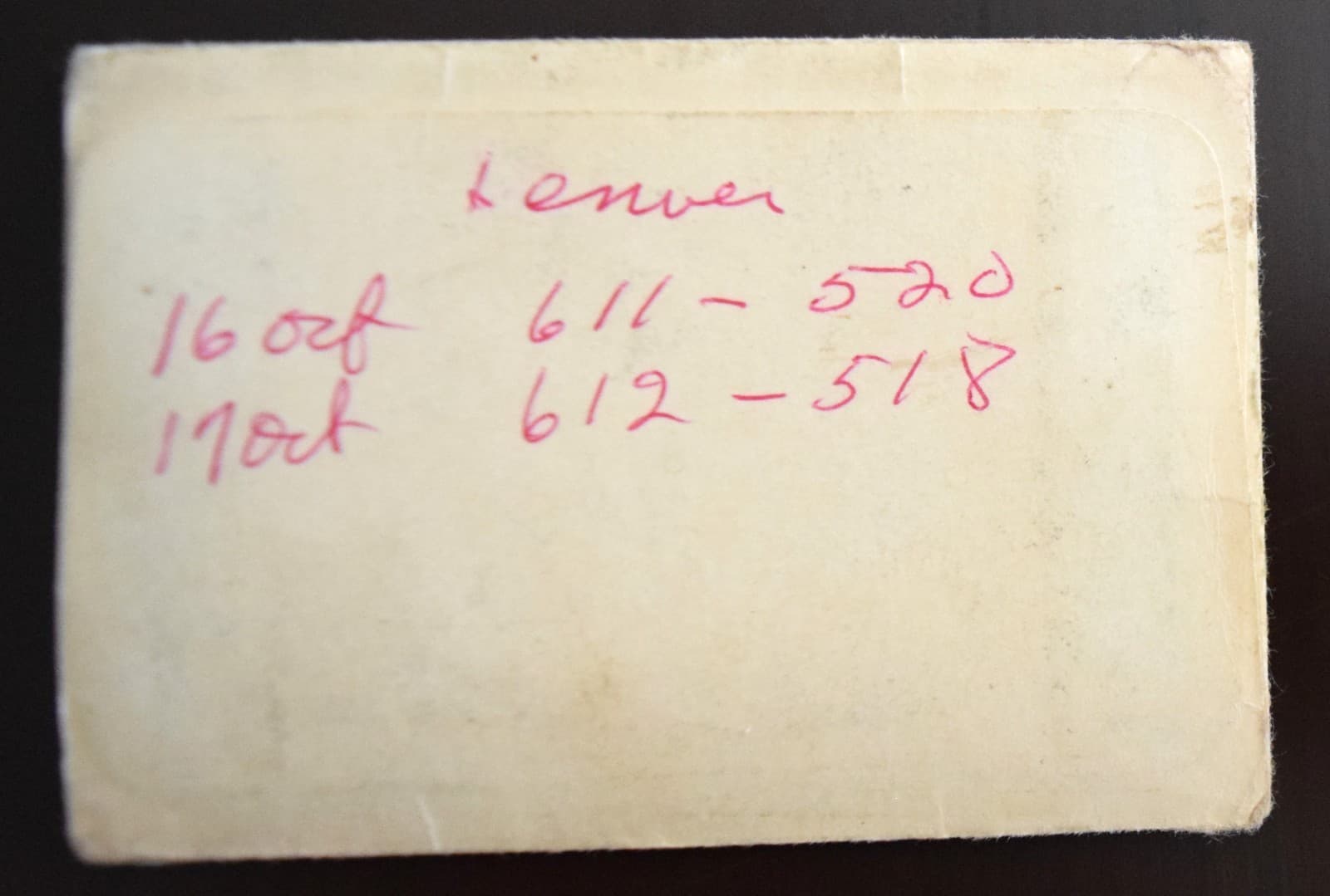 Vintage 1960’s Fishing License Envelope Griffith’s Sporting Goods and Tobaccos 2