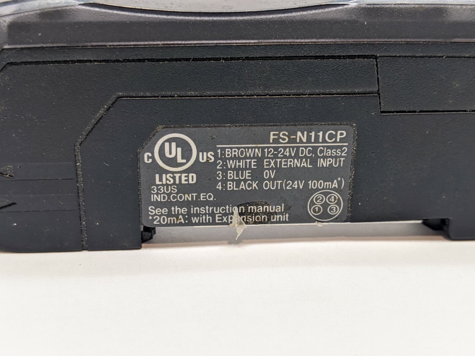 Keyence FS-N11CP Digital Fiber Optic Amplifier 4