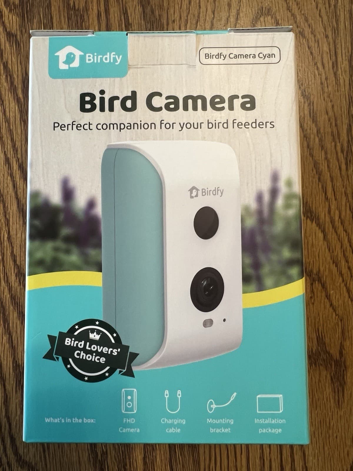 Birdfy Bird Camera Cyan