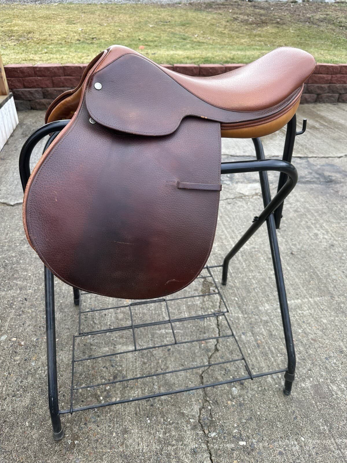 Horse Tack - 16 1/2” Crosby Prix de Nations Close Contact English Saddle 6