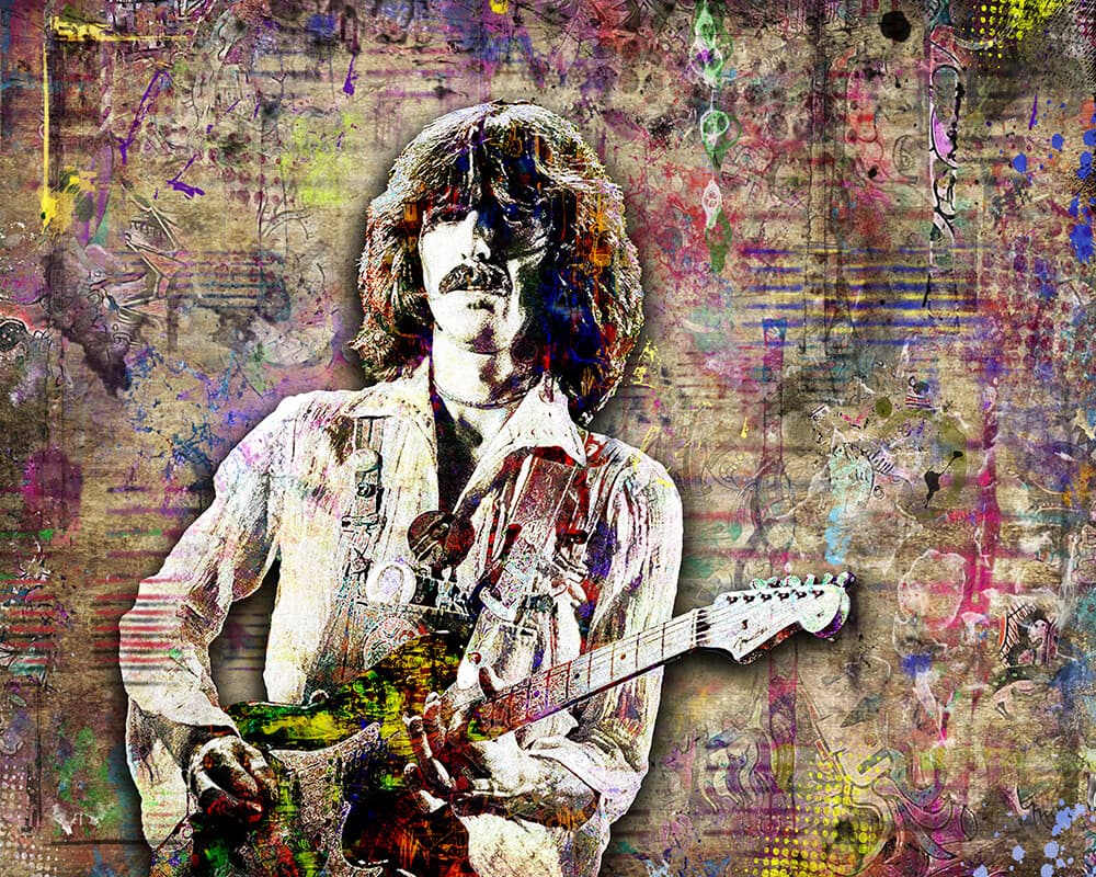 George Harrison 20x30in Poster GEORGE HARRISON THE BEATLES 20x30inch Free Ship 3