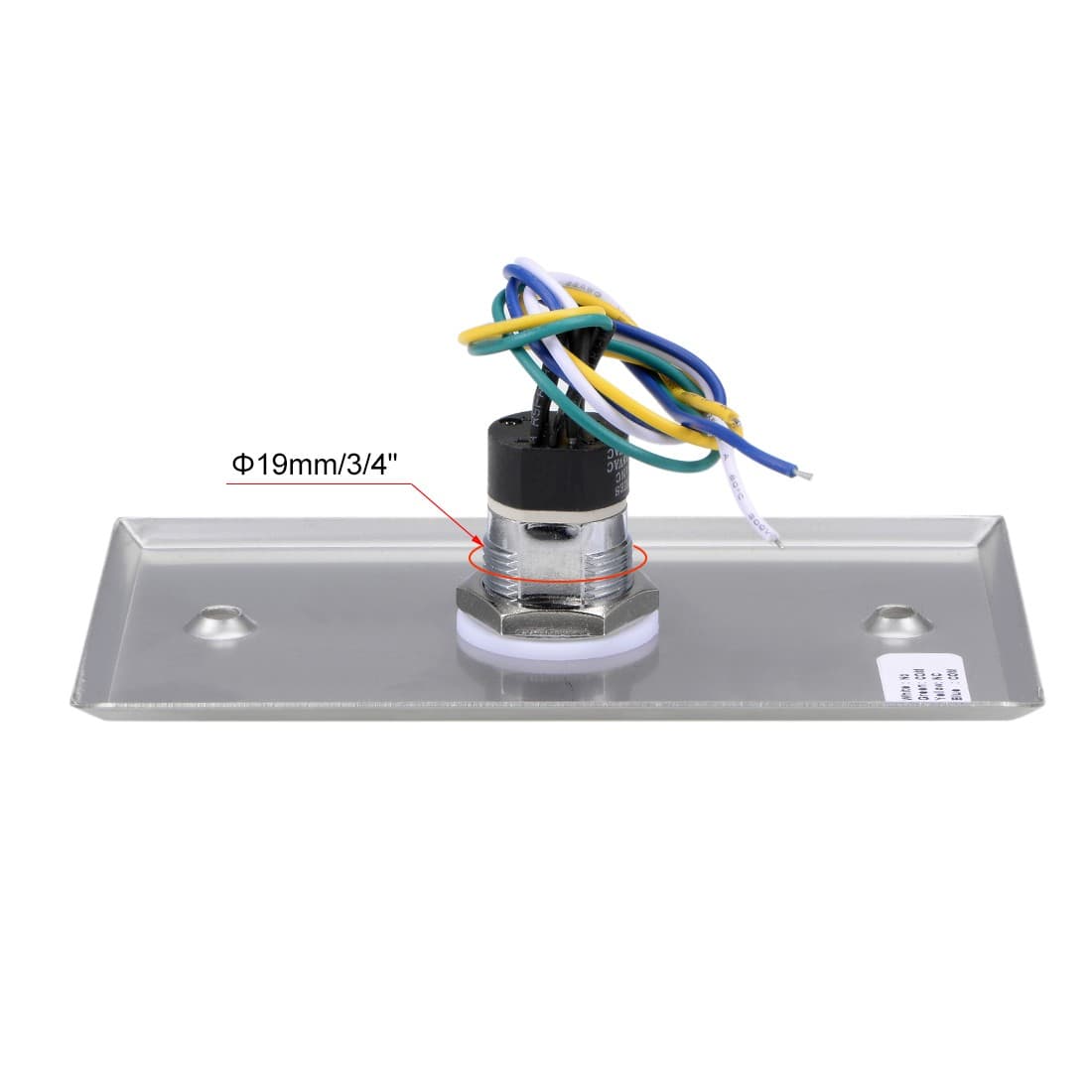 Switch Lock On/Off Key Switch Door Release SPST for Access Control with 2 Keys 3