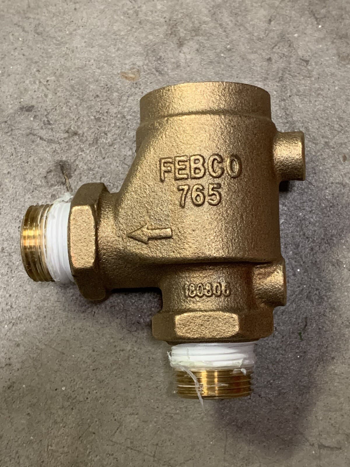 NEW OEM FEBCO 765 3/4” BRASS BODY ASSEMBLY FOR PRESSURE VACUUM BREAKER PVB