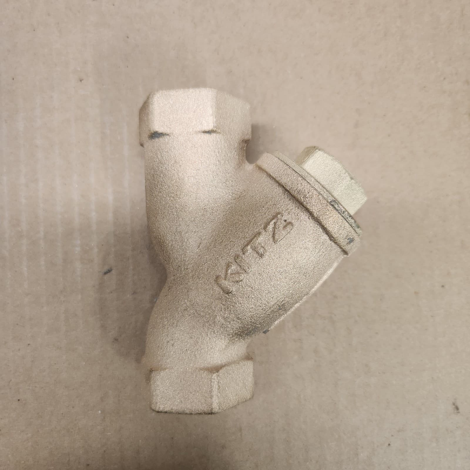 Hobart AM14 Commercial Dishwasher Brass 3/4" Line Strainer w/ Screen 186922 2