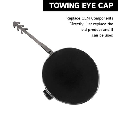 Front Bumper Tow Hook Cover Cap for Audi A4 2009-2012 | Durable and Sturdy |  3