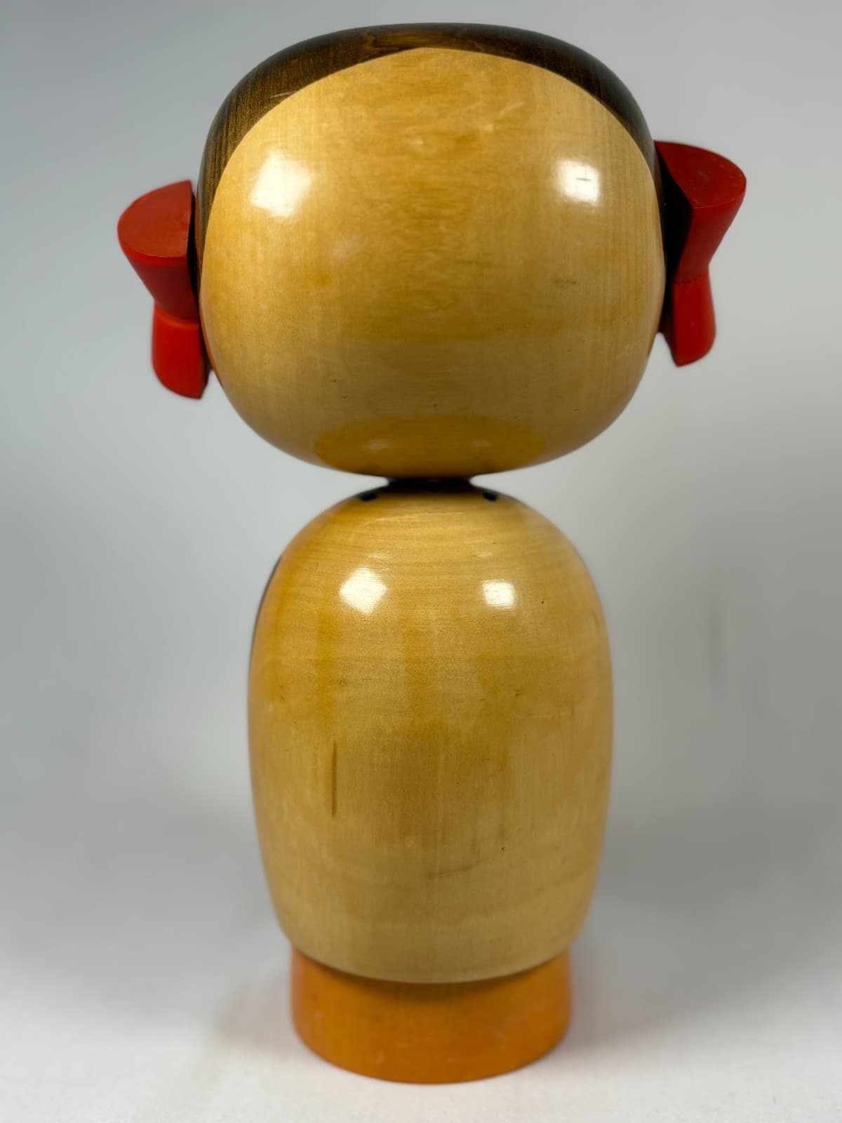 Vintage Japanese Creative Kokeshi Doll Kimono Girl 23cm Wooden Art k100 6