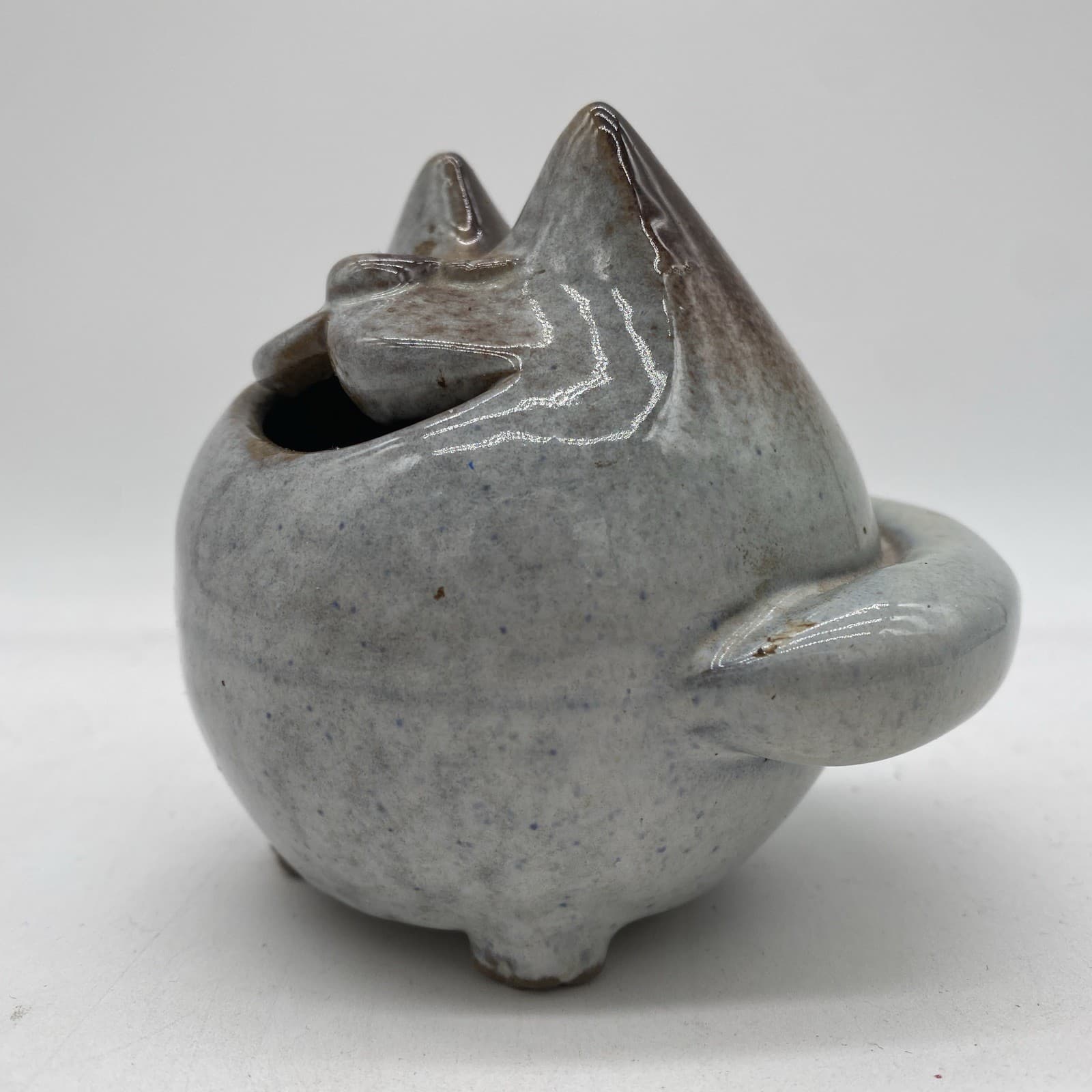 Peter Pots Pottery Cat Bank - Signed 3