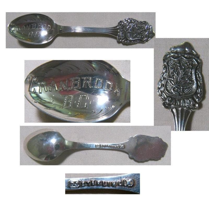 STERLING SOUVENIR SPOON CRANBROOK BC