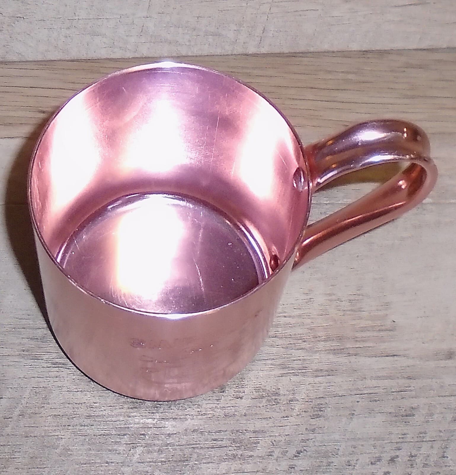 Vintage Smirnoff Vodka Moscow Mule Copper Mug Barware Made in the USA 2