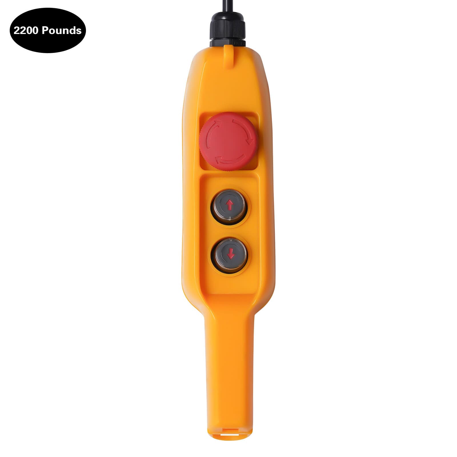 Electric Chain Hoist Single Phase Crane Hoist 2200 lbs Load 13 ft Lifting 1500W 4