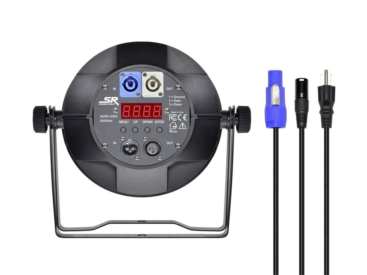 Monoprice 18x 10-Watt RGBW 4-in-1 LED Flat Par Stage Light For Bands DJs Wedding 3