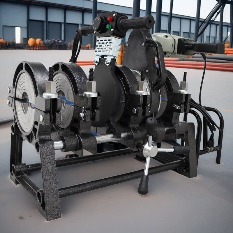 2.48-6.30" Manual Pipe Fusion Welder Machine Pipe Welding Machine 4 Clamps 110V