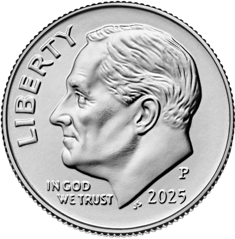 2025 P & D Roosevelt Dime - 10 Cent - UNC - Set 2 coins 2