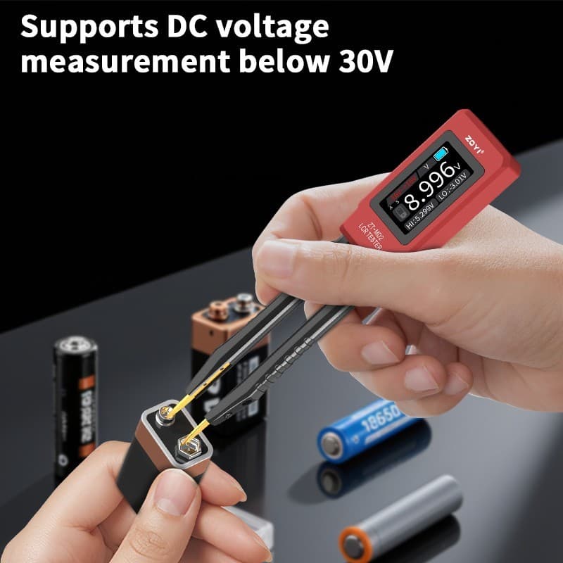 ZOYI ZT-MD2 Smart Tweezers LCR Meter Digital Bridge Tester  ESR SMD Checker 5