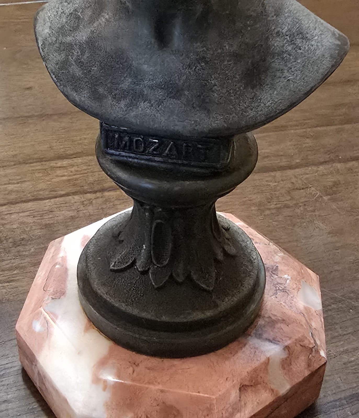 6.25" T Mozart Trophy 18 National Sangerfest City Prize Phil 1897 Bust Composer 2