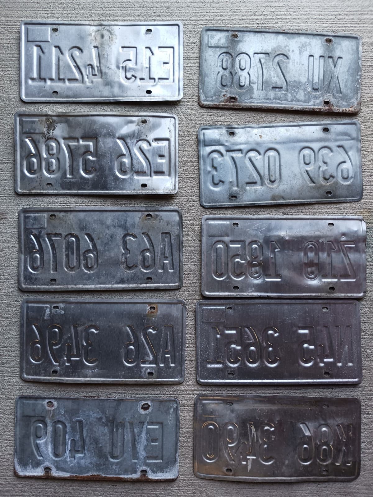 10 Illinois Roadkill License Plates Ranging from Years 2016 and Up 2