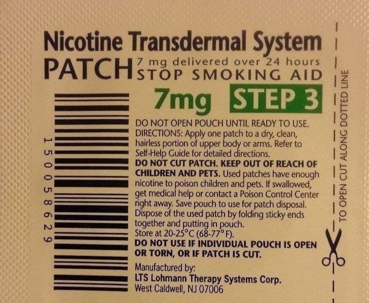 Habitrol Nicotine Transdermal System Patch 7 mg Step 3, 14 PATCHES (2-week kit)