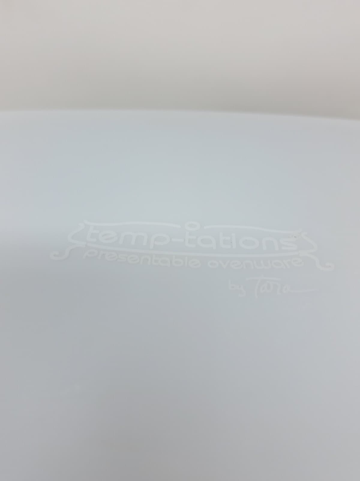 Temptations Green Divided Casserole Baking Dish With Lid & Stand Fruit Basket 4