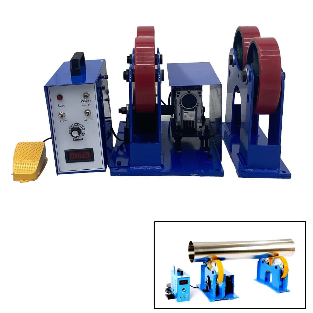1000kg Turning Roller Welding Supporter Positioner 2"-23.6" Pipe Speed Control