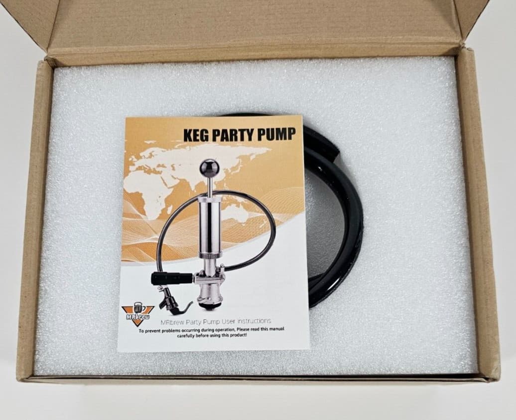 Mr. Brew Keg Party Pump D Coupler New Open Box 6