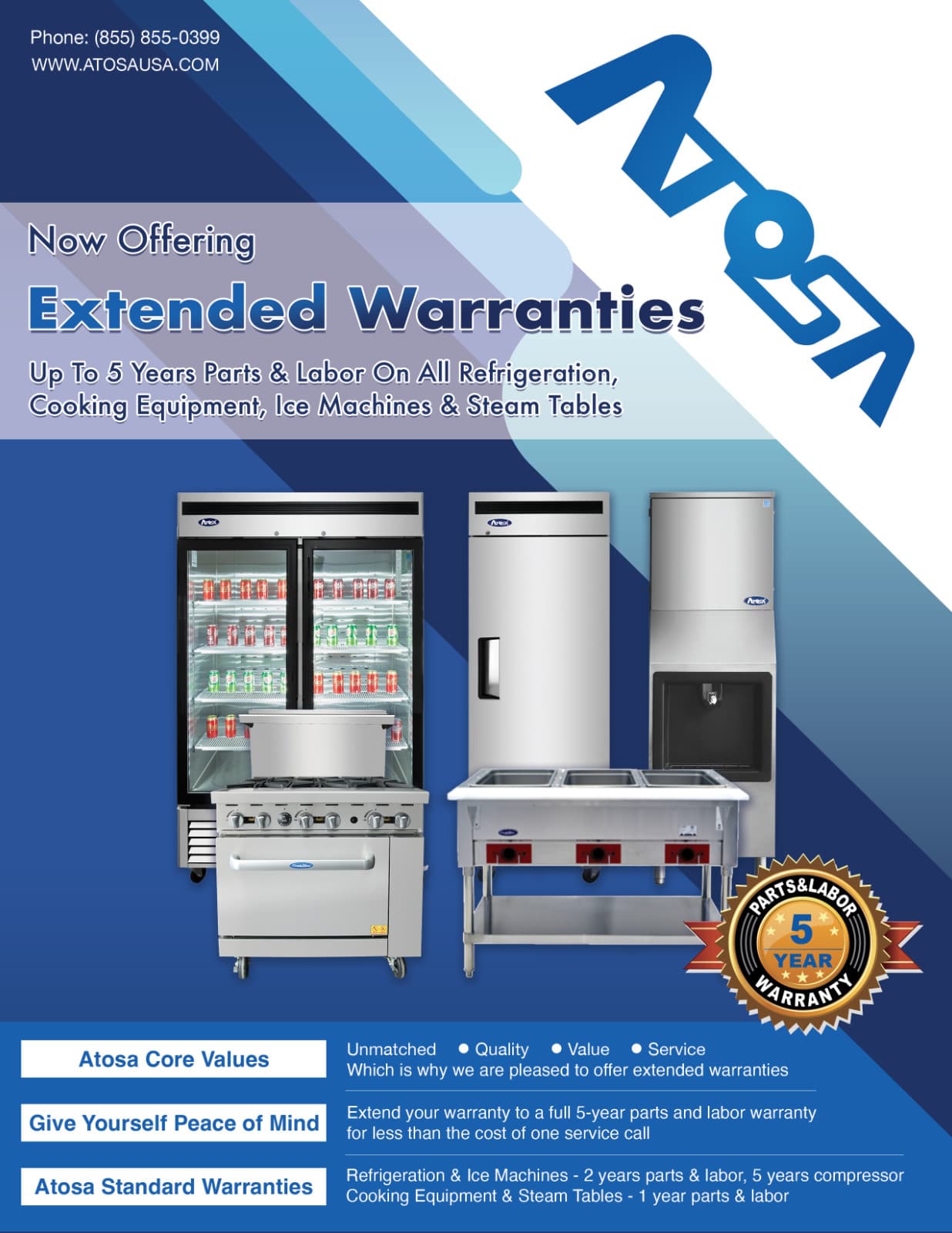 Atosa MBF8519GR, 24" WIDE, 24" DEEP  1-Door REFRIGERATOR  5 YEARS PARTS & LABOR! 2