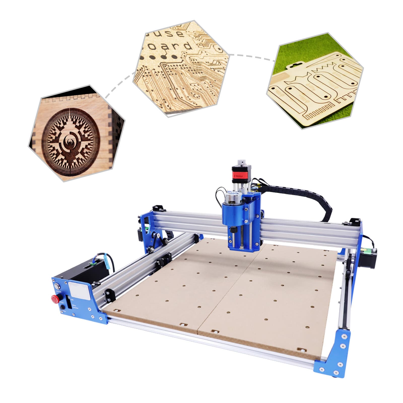 Industrial 3-Axis 4040 Wood Carving Milling CNC Router Engraver Cutting Machine 2