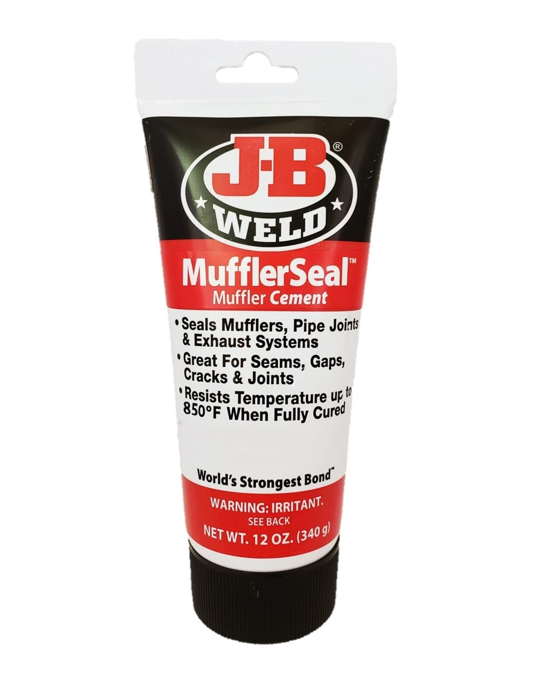 J-B Weld MufflerSeal Muffler Cement Plastic Tube 12 oz., Model Number: 37912