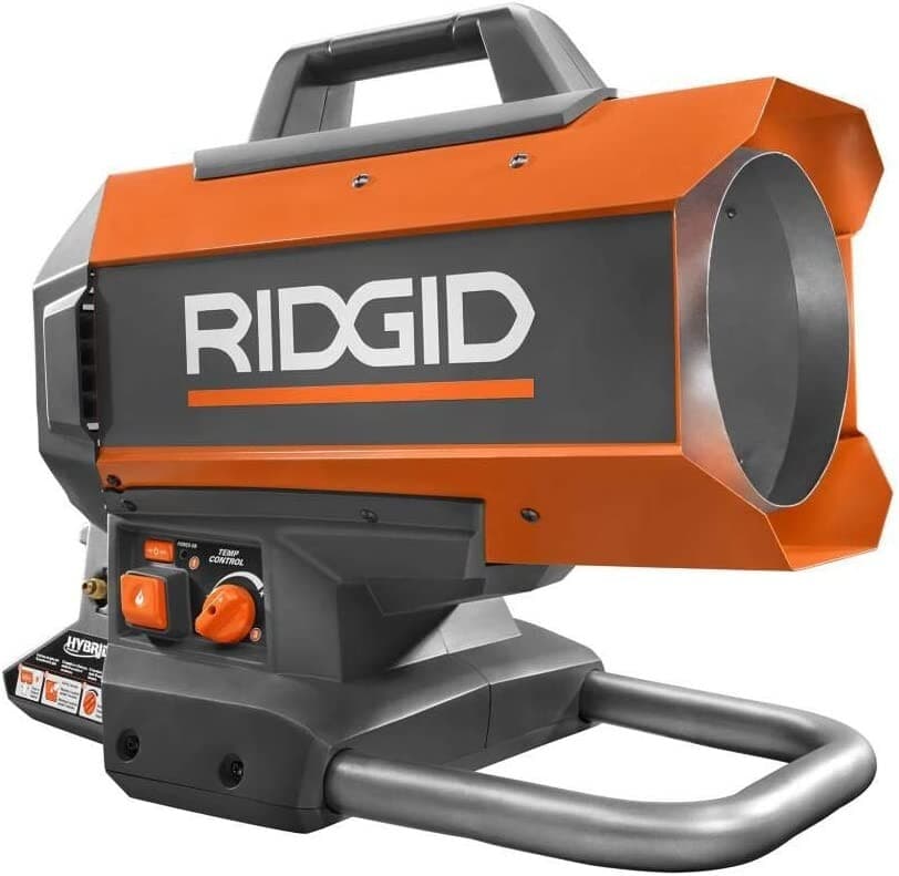 RIDGID Brushless 18V Hybrid Forced Air Propane Portable Heater R860424B 2