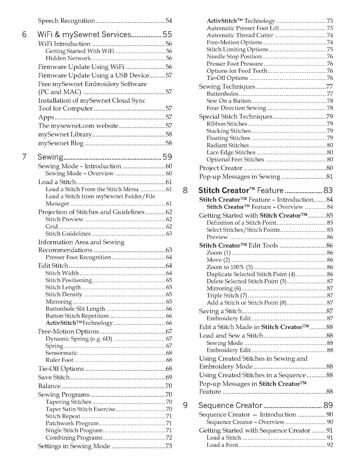 PFAFF Creative Icon 2 Instruction Manual W/ Voice Control Guides: Full Color 3