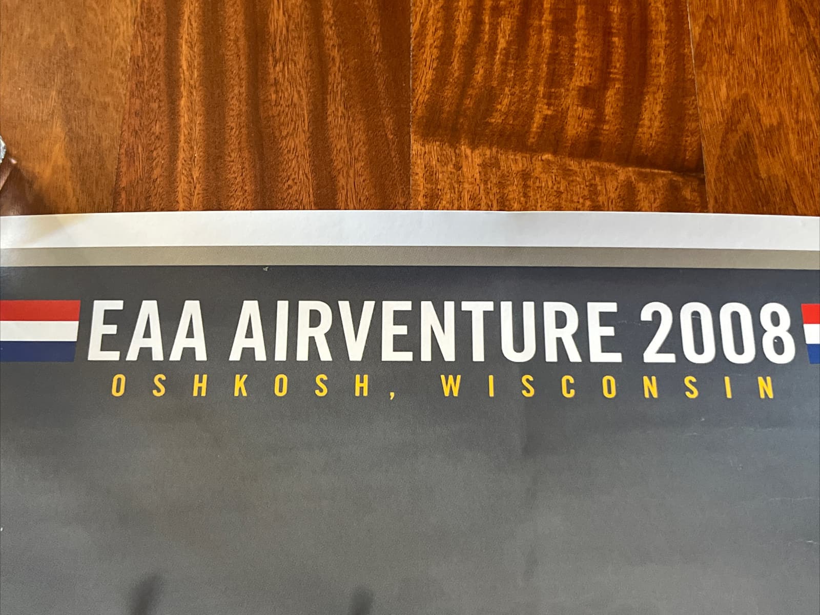 Experimental Aircraft Assoc EAA Oshkosh Official Poster Airventure Mustang 2008 6