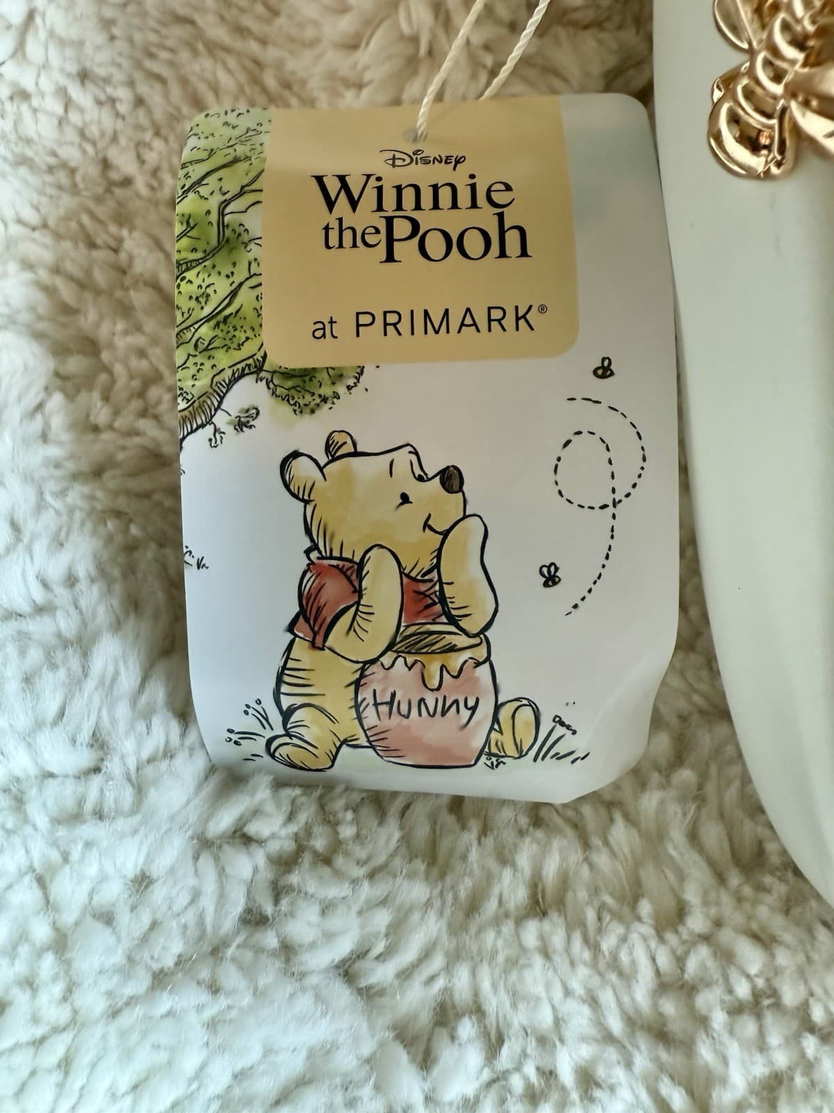 New Disney Winnie The Pooh Faux Leather Crossbody Bag Cell Phone Holder Primark 3