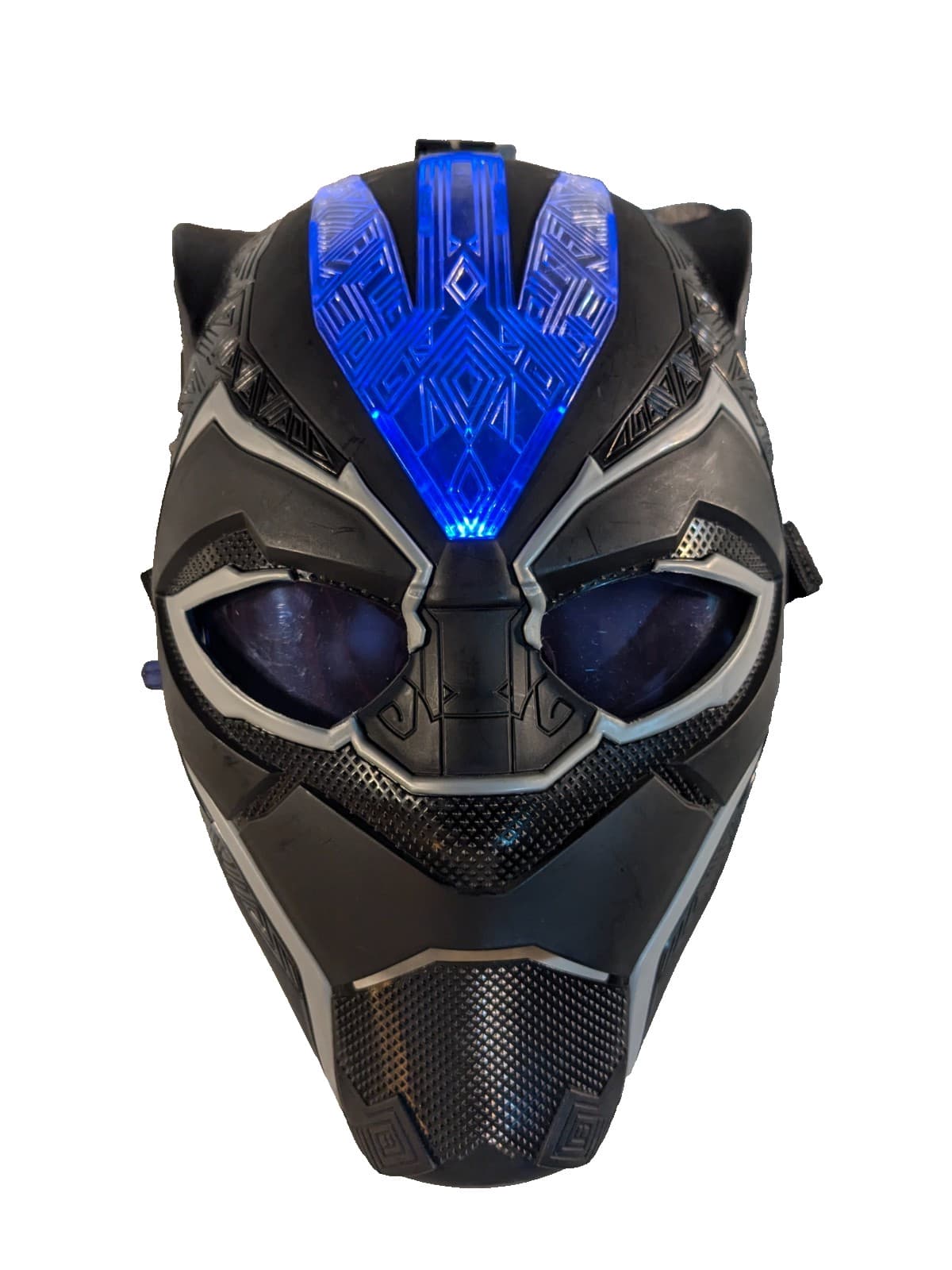 2017 Hasbro Marvel Legends Avengers Black Panther Electronic Light Up LED Mask 2