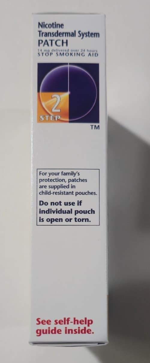Habitrol Nicotine Transdermal System Patch 14mg Step 2, 7 Patches Exp 8/26 3