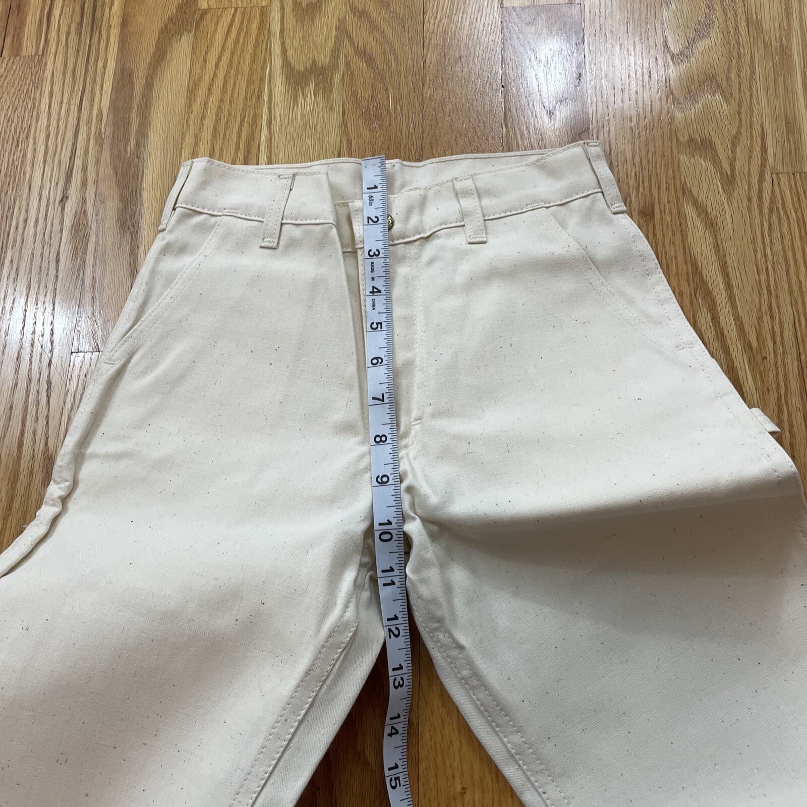 VINTAGE OSHKOSH BGOSH TRIM PAINTERS DENIM JEANS Size Boys 11 R 24 X 27 Rare 5