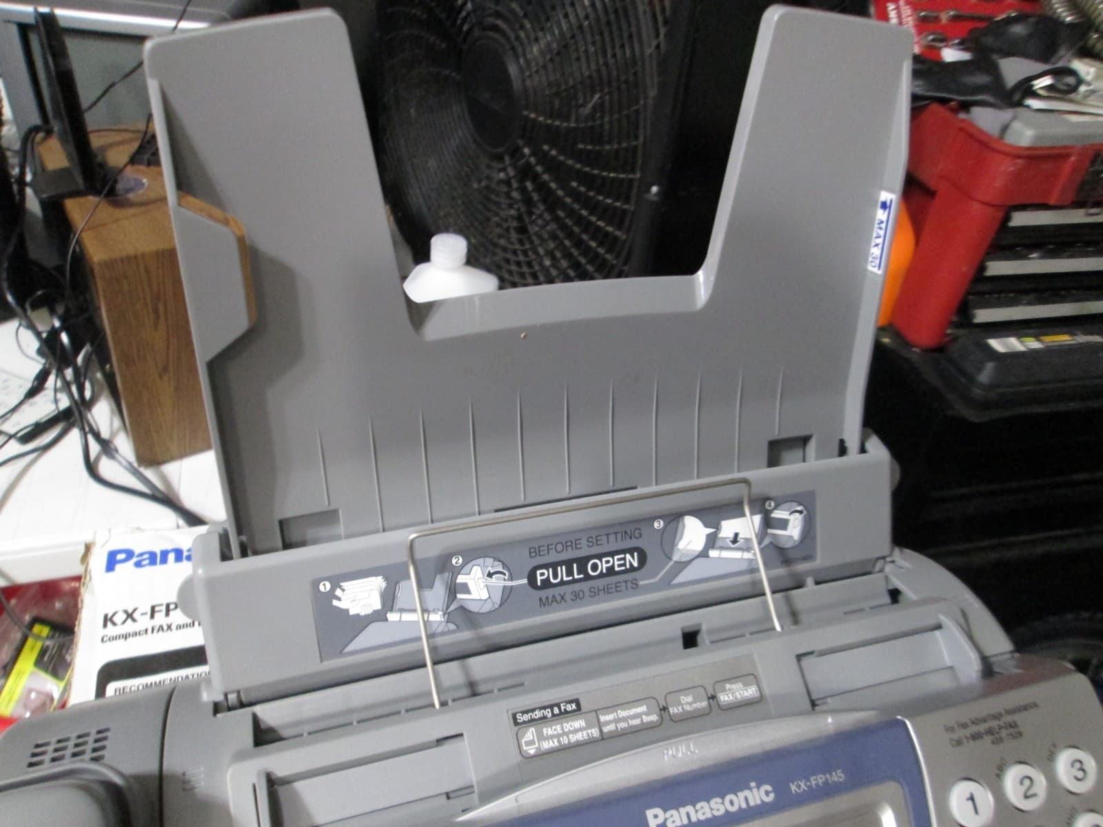 Panasonic KX-FP145 Fax Copier Caller ID Answering Machine.  Tested Works Good 5