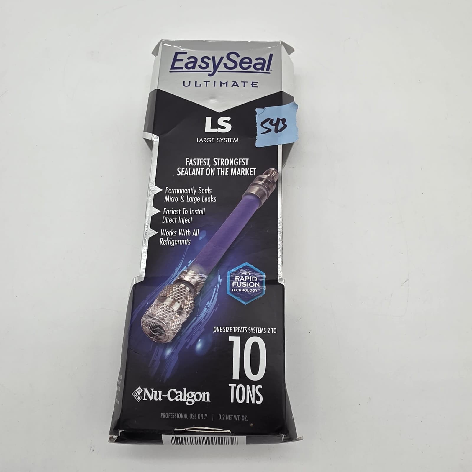 Nu-Calgon 4050-08 EasySeal LS Direct Inject, Treats 2 to 10 Tons, Sealant for Ai