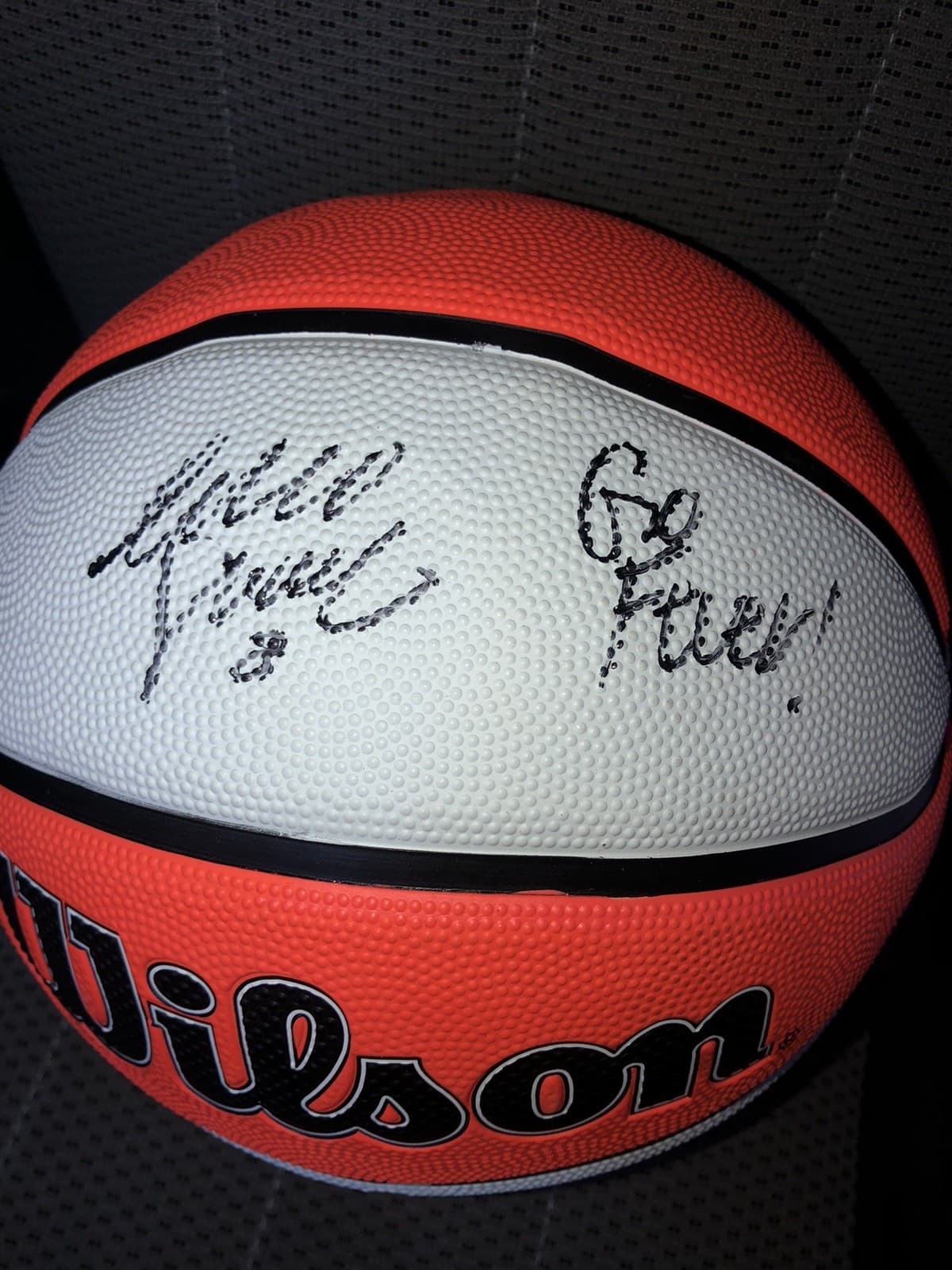Sophie Cunningham Signed Autographed WNBA Replica Basketball ‘Go Fever!’ PROOF 3