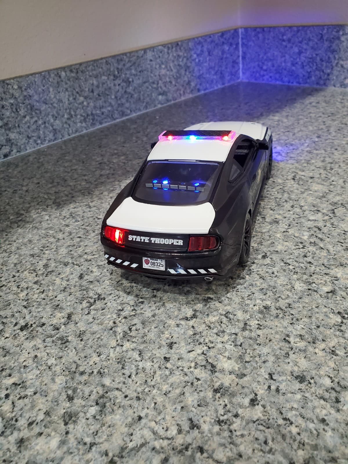 Texas State Trooper DPS Mustang w/ All Flashing Lights 5