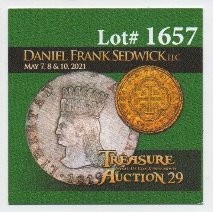 1600's Transposed Lions Ex-Sedwick Spanish Bolivia Silver 8 Reales Cob Coin 3