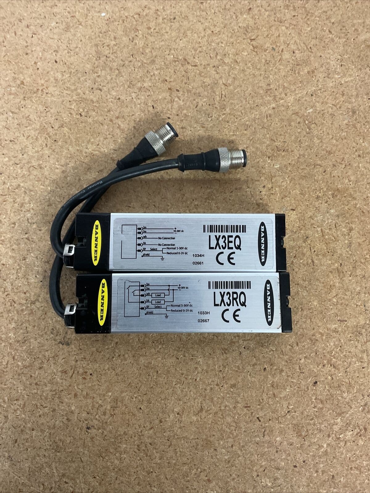 Banner Sensor LX3RQ & LX3EQ (Pair)