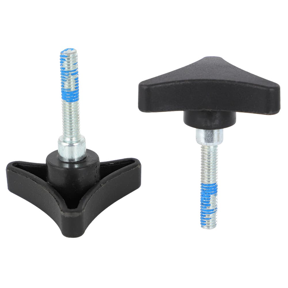 For Rolling Walker Rollator Knobs for Wheel Assembly 2PACK Knob Repair Kit Black 3