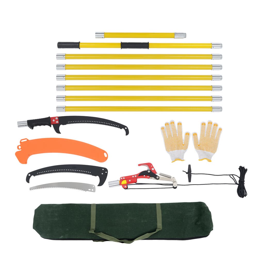 27 Feet Manual Branches Pruning Saw Trimmer For Garden Tools Tree Pole Pruner 4