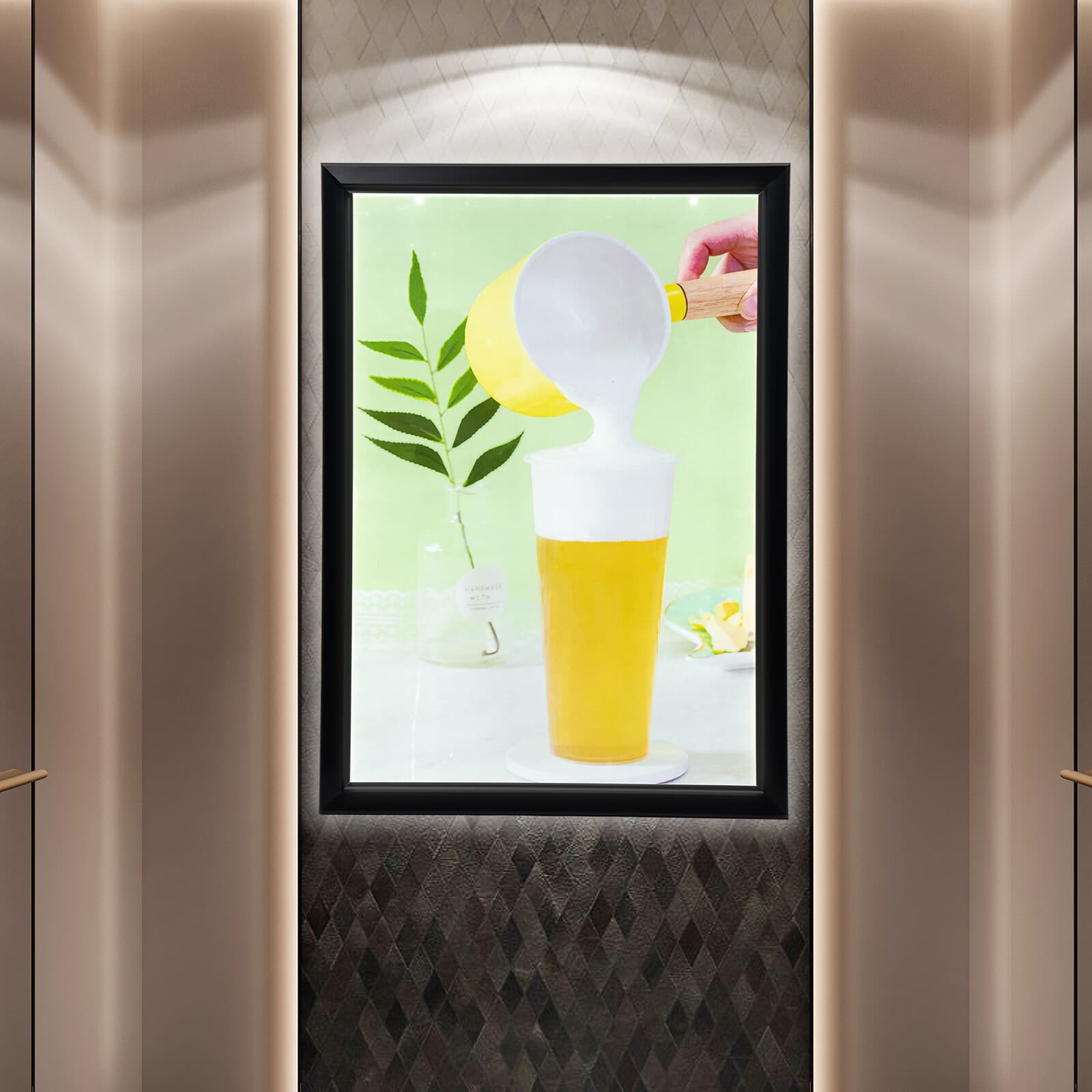 27x40'' LED Poster Movie Frame Backlit Light Box Advertising Sign Display 40*27" 2